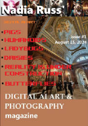 Nadia Russ' Digital AI Art and Photography magazine