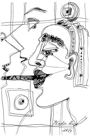 a-man_nadia_russ_neopoprealism_ink_pen_pattern_drawing_mini.JPG